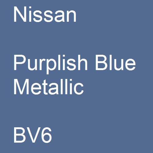 Nissan, Purplish Blue Metallic, BV6.